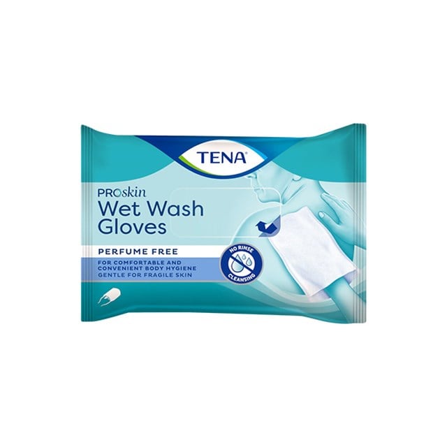 Tvätthandske TENA ProSkin Wet Wash Gloves, Parfymfri - 1