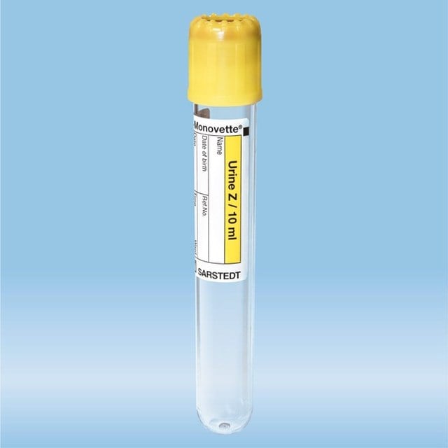 V-Monovette Urin Z, 10 mL, rund botten 50 pack - 1