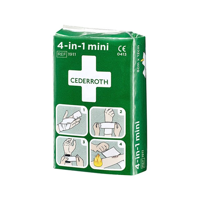 Universalförband Cederroth 4-in-1 Mini Blodstoppare, Steril - 1