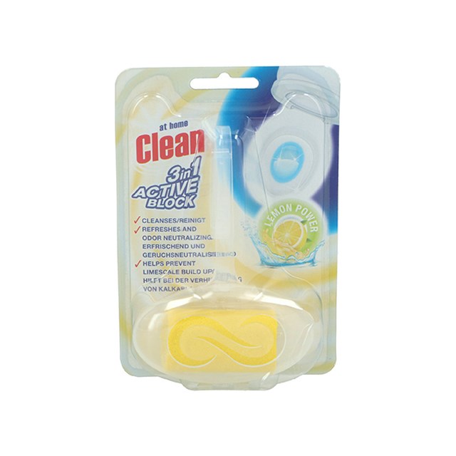 Toalettblock At Home Clean Lemon, 40g - 1