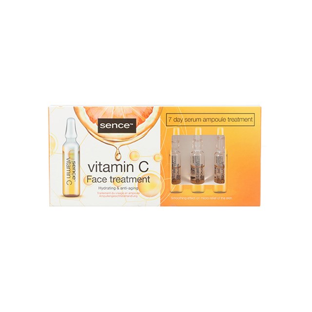 Ansiktsserum Sence Vitamin C-Ampuller, Face Treatment Kit, 7 x 2ml - 1