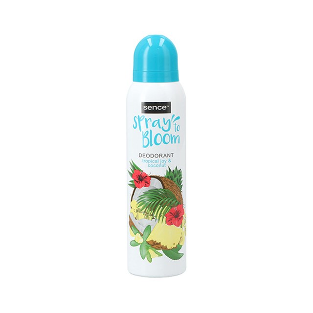 Deodorant Sence Spray To Bloom Tropical Joy & Coconut, 150ml - 1