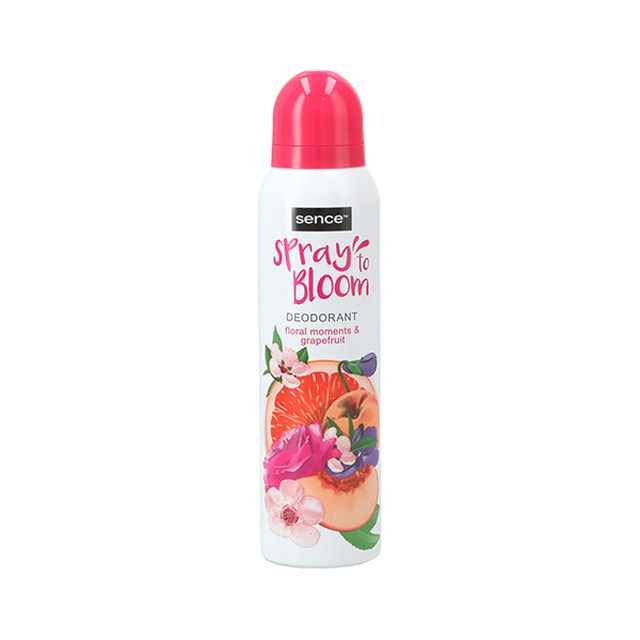 Deodorant Sence Spray To Bloom Floral Moments & Grapefruit, 150ml - 1