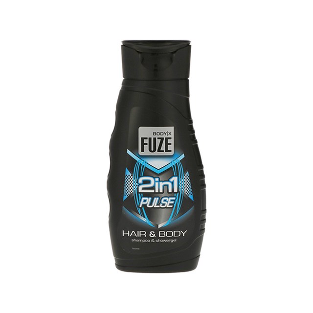 Schampo Body-X Fuze 2in1 Shampoo & Shower Gel Pulse, 300ml - 1