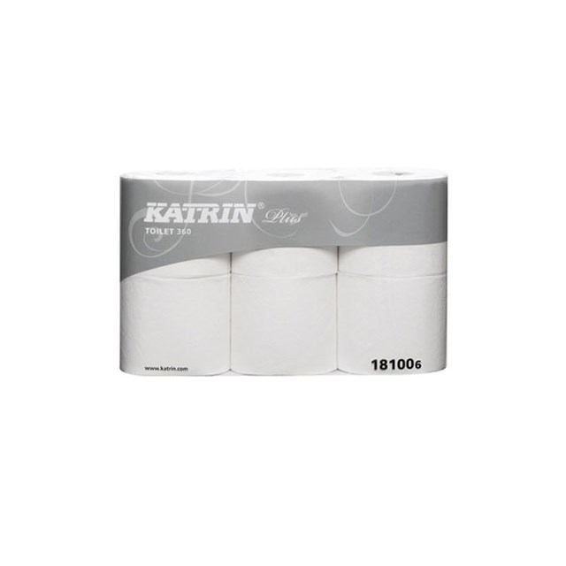 Toalettpapper Katrin Plus Toilet 360, 2-Lager, 50m, Vit - 42 Pack - 1