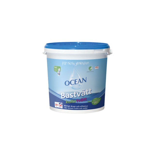 Tvättmedel Ocean Bastvätt, Hink, Parfymerad, 6,2 kg - 1