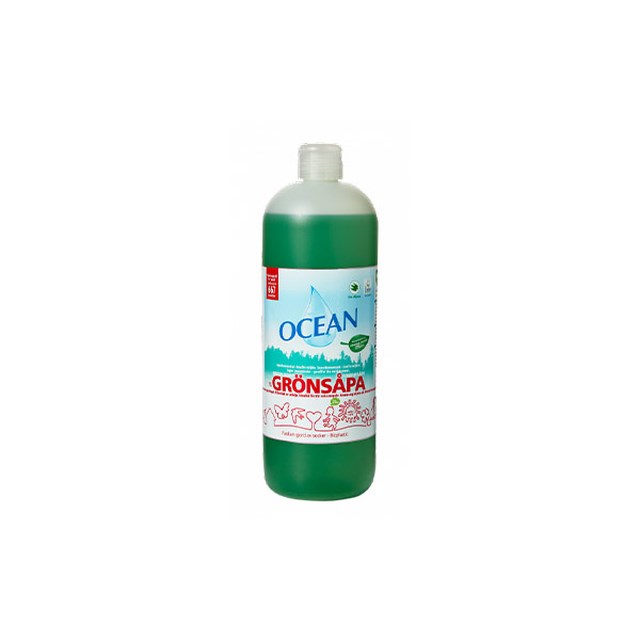 Såpa Ocean Grönsåpa, 1000 ml - 1