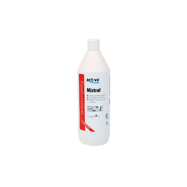 Sanitetsrengöringsmedel Activa Mistral, Alkalisk, 1000 ml - 1