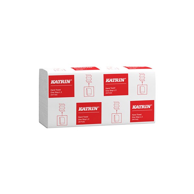 Pappershandduk Katrin Classic One Stop L 2, 2-Lager, Vit - 21x110 Pack - 1