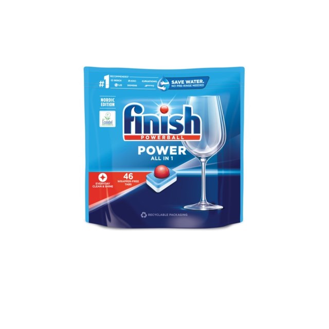 Finish Power AiO Disktabletter - 46 Pack - 1