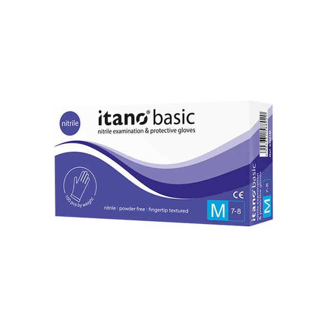Nitrilhandske Itano Basic, Blå - 100 Pack - M - 1