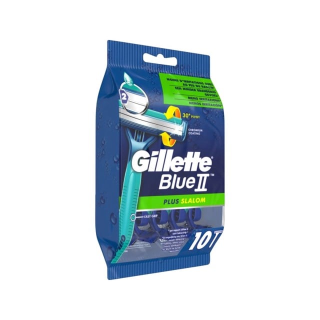 Engångshyvel Gillette Blue II Plus Slalom - 10 Pack - 1