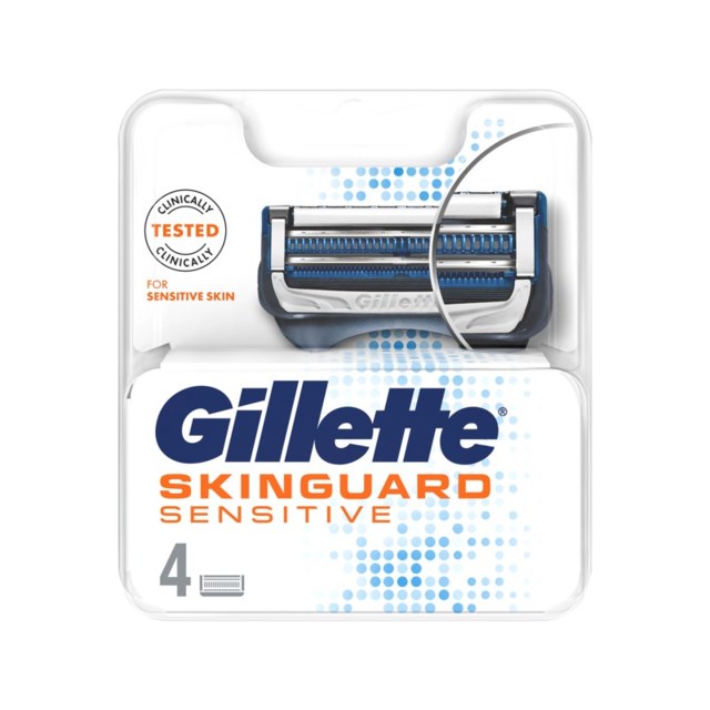 Gillette Blades Male Skinguard Sensitive - 4 Pack - 1