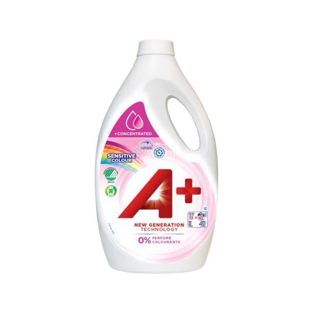 Tvättmedel A+ Sensitive Colour 2,2L - 1