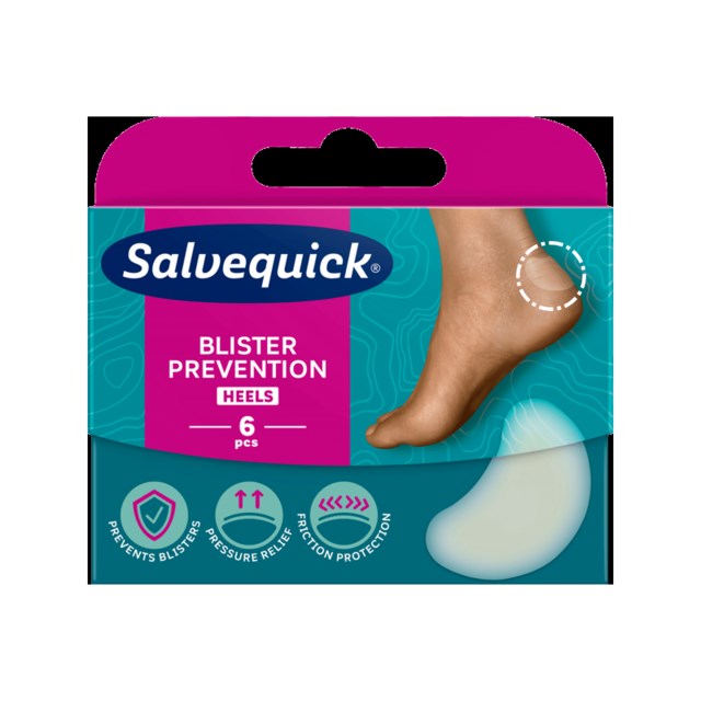 Salvequick Prevention Heels (skavsårsplåster) - 6 Pack - 1