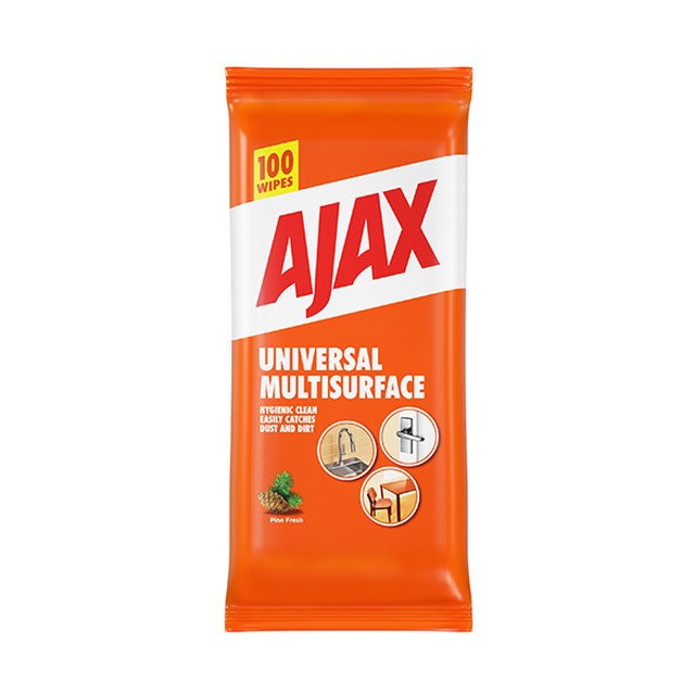 Ajax Wipes Universal Multisurface - 100 Pack - 1