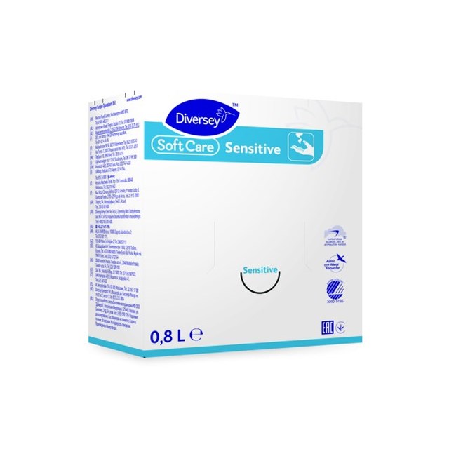 Handtvätt, Soft Care Sensitive refill 0,8 L - 1