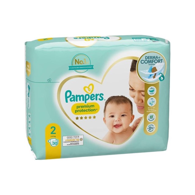 Pampers New Baby S2 4-8kg - 30 Pack - 1