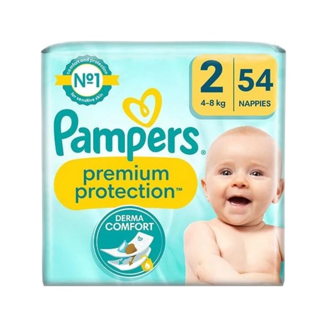 Pampers New Baby S2 4-8Kg - 54 Pack - 1