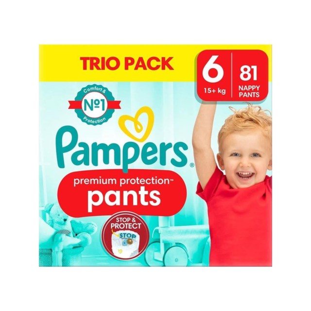 Pampers Premium Prot. Pants S6 15xkg - 81 Pack - 1