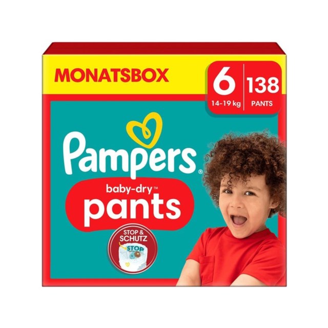 Pampers Baby Dry Pants S6 15+kg - 138 Pack - 1
