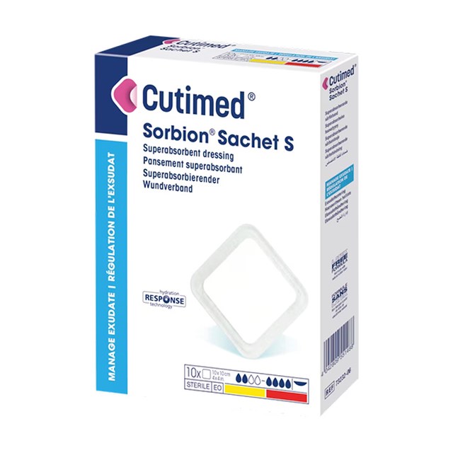 Cutimed Sorbion Sachet S 12 x 5cm 10p - 1
