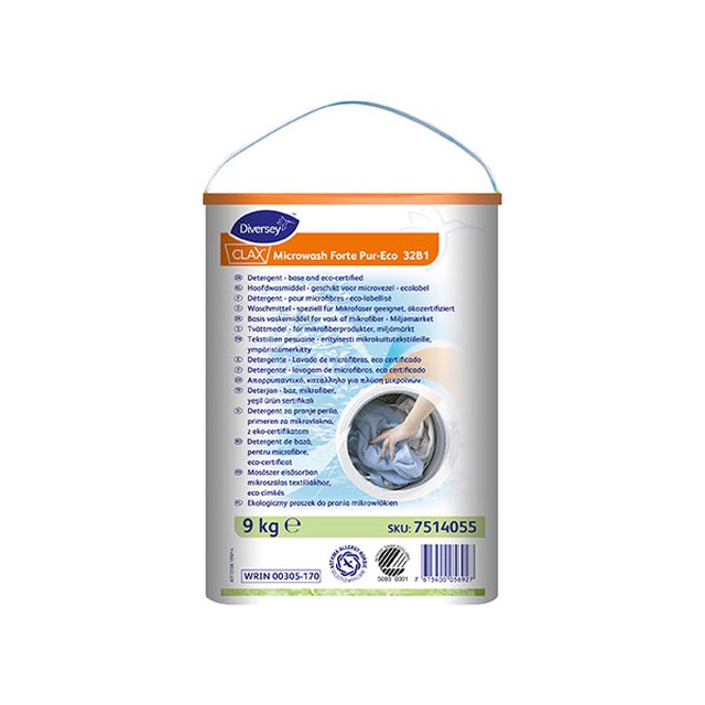 Tvättmedel Clax Microwash Forte Pur-Eco, 9kg - 1