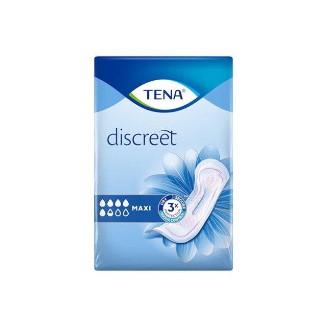 Inkontinensskydd TENA Discreet Maxi InstaDRY - 12 Pack - 1