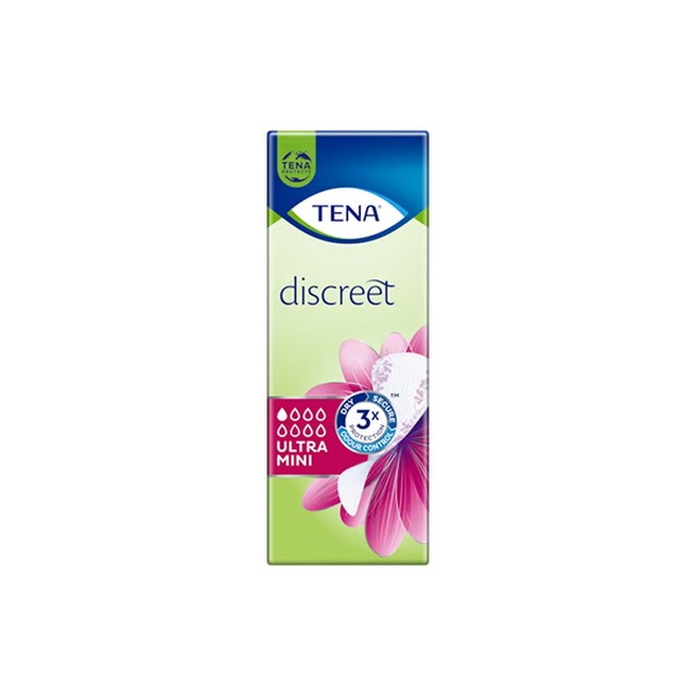 Trosskydd TENA Discreet Ultra Mini, För Inkontinens - 28 Pack - 1