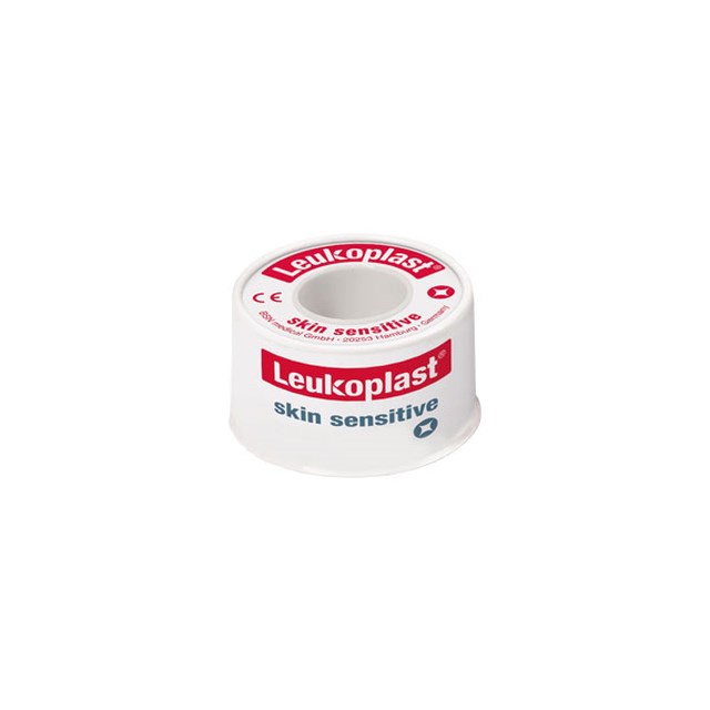 Leukoplast Skin Sensitive Tape Snap ring 1,25cm x 2,6m 24 pack - 1