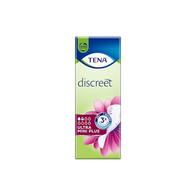 Trosskydd, TENA Discreet Ultra Mini Plus, För Inkontinens - 24 Pack - 1