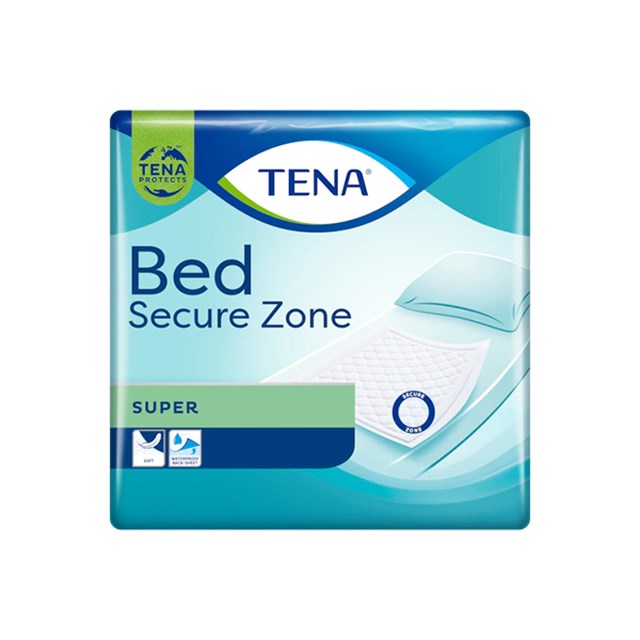 Sängskydd TENA Bed Secure Zone Super, 60x60 cm - 30 Pack - 1
