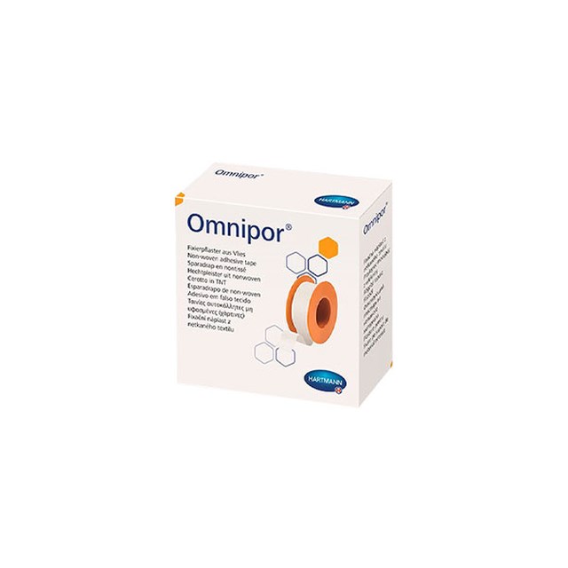 Hypoallergen Tejp Omnipor, 9,2 meter x 1,25 cm -24 pack - 1