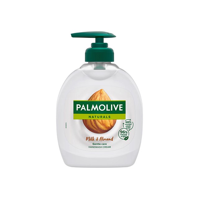 Palmolive Flyt Tvål Milk&Almond Pump 300ml - 1
