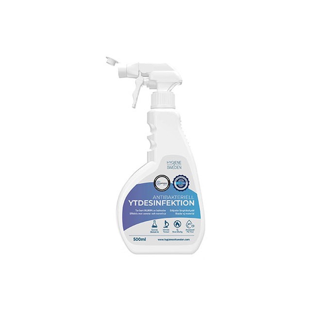 Ytdesinfektion Hygiene of Sweden Surface Spray/Foam, Antibakteriell, 500ml - 1