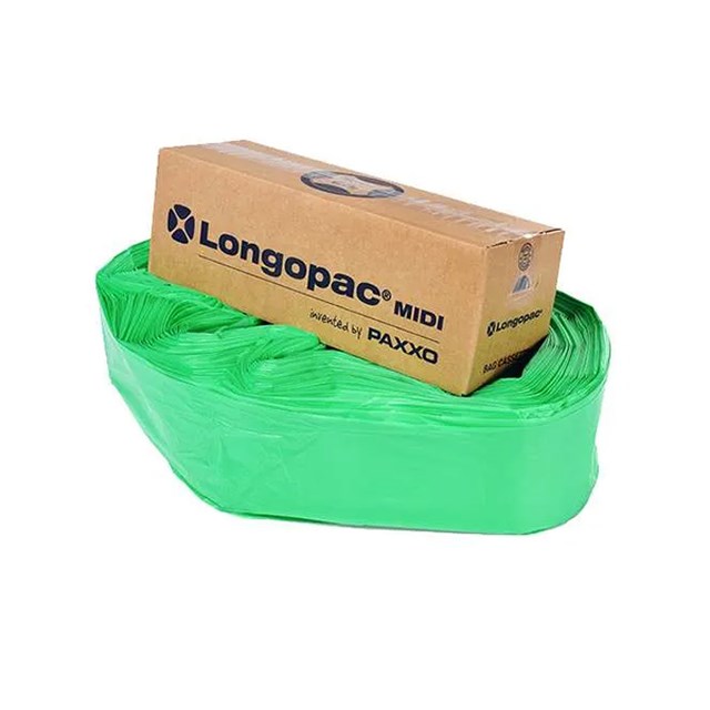Sopsäcksslang Longopac Midi grön - 1