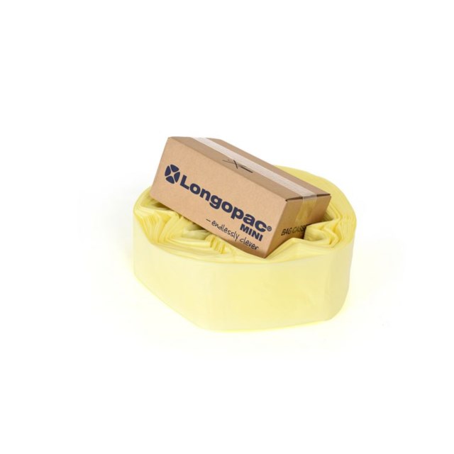 Sopsäcksslang Longopac Mini gul - 1