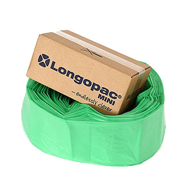 Sopsäcksslang Longopac Mini grön - 1