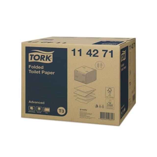 Toalettpapper Tork T3 Advanced 2-Lag - 1