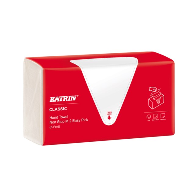 Pappershandduk Katrin Classic V-fold 200st/fp 20fp/krt - 1