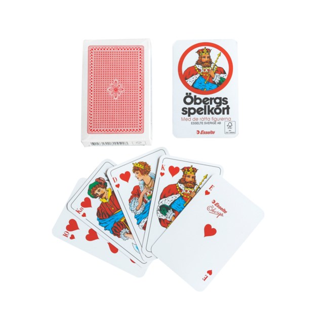 Spelkort Öbergs Poker Röd - 1