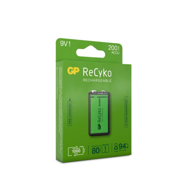 Batteri GP ReCyko+ 9V - 1