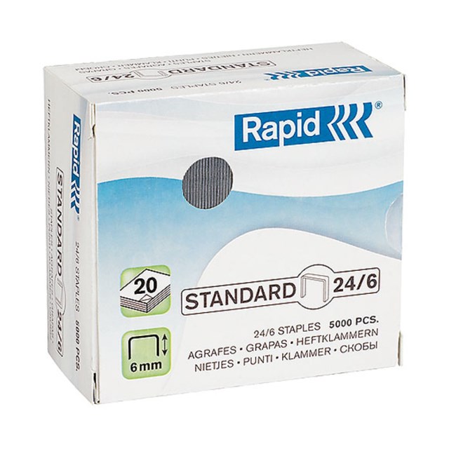 Häftklammer Rapid Standard 24/6 5000/fp - 1