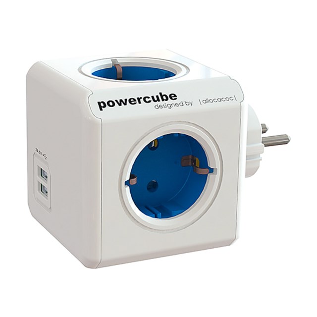 Grenuttag PowerCube 4-vägs + USB - 1