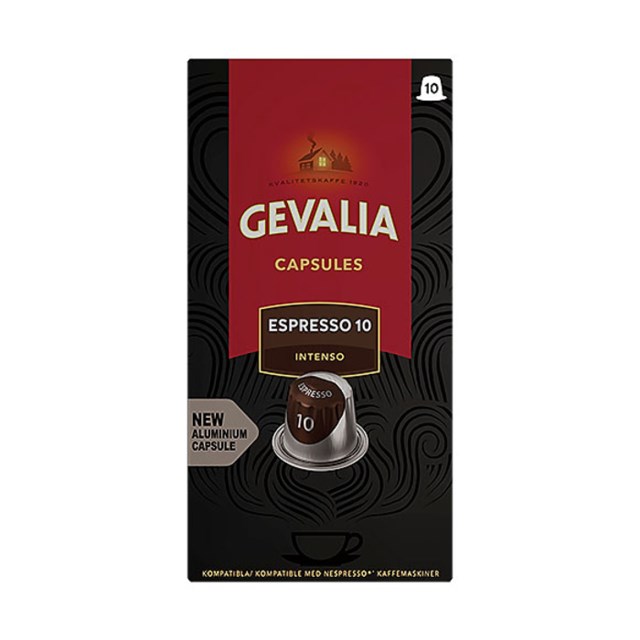 Kaffekapslar Gevalia Espresso 10 Intenso 10st/fp - 1