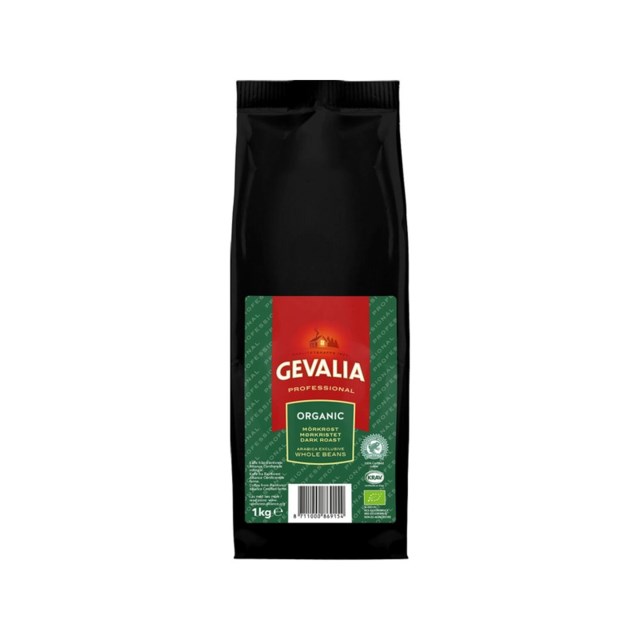 Kaffebönor Gevalia Professional Organic Mörk 1kg - 1