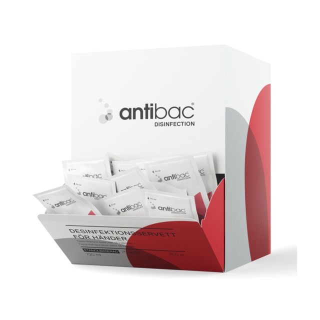 Desinfektionsservett Antibac hand 150st/fp - 1
