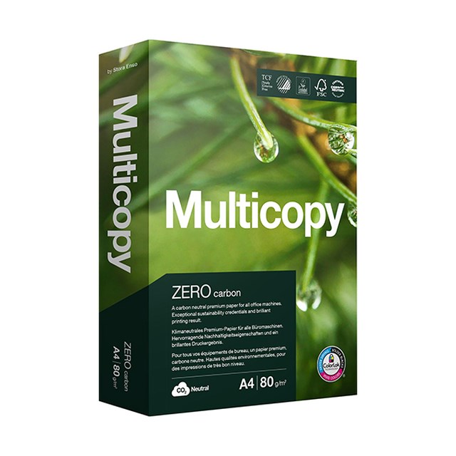 Kopieringspapper Multicopy Zero A4 80g - 500 Pack - 1
