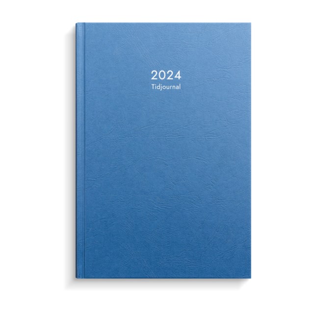 Burde Tidjournal Blå Kartong 2024 - 1