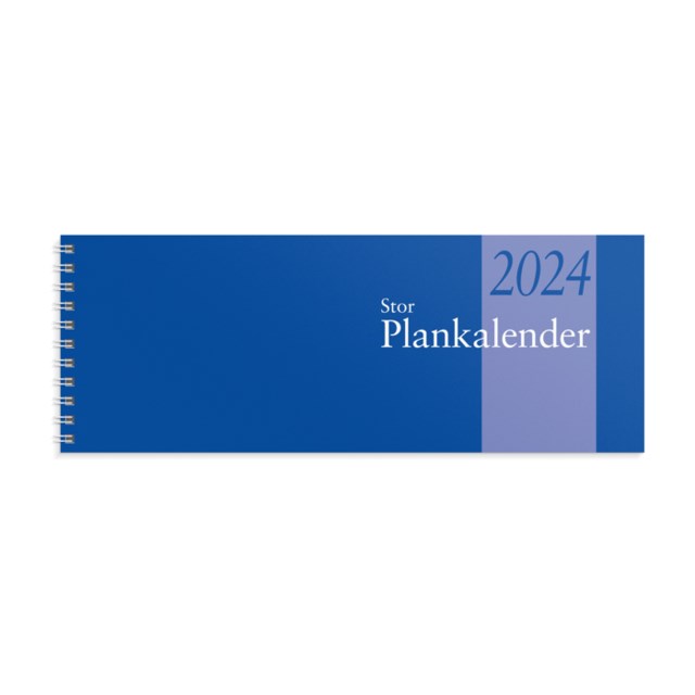 Burde Stor Plankalender Spiralbunden 2024 - 1